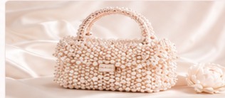 Pearl Lumière handmade bag